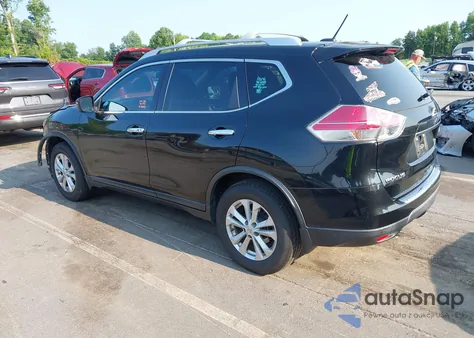 2016 Nissan Rogue Sv z USA, uszkodzony, nr VIN KNMAT2MT3GP645190